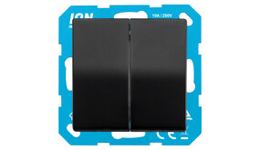 ION INDUSTRIES ION Industries V1/J1 Serieschakelaar Inbouw Mat Zwart ION INDUSTRIES ION Industries V1/J1 Serieschakelaar Inbouw Mat Zwart