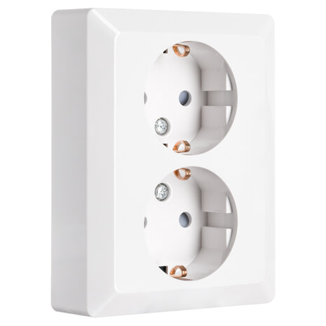 ION INDUSTRIES ION Industries V1/J1 Contactdoos Inbouw 2-voudig met Randaarde – Alpin Wit ION INDUSTRIES ION Industries V1/J1 Contactdoos Inbouw 2-voudig met Randaarde – Alpin Wit