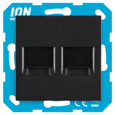 ION INDUSTRIES ION Industries V1/J1 Contactdoos Inbouw TV/CAT6 Recht – Mat Zwart ION INDUSTRIES ION Industries V1/J1 Contactdoos Inbouw TV/CAT6 Recht – Mat Zwart
