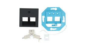 ION INDUSTRIES ION Industries V1/J1 Contactdoos Inbouw UTP 2× CAT6 30° – Zwart ION INDUSTRIES ION Industries V1/J1 Contactdoos Inbouw UTP 2× CAT6 30° – Zwart