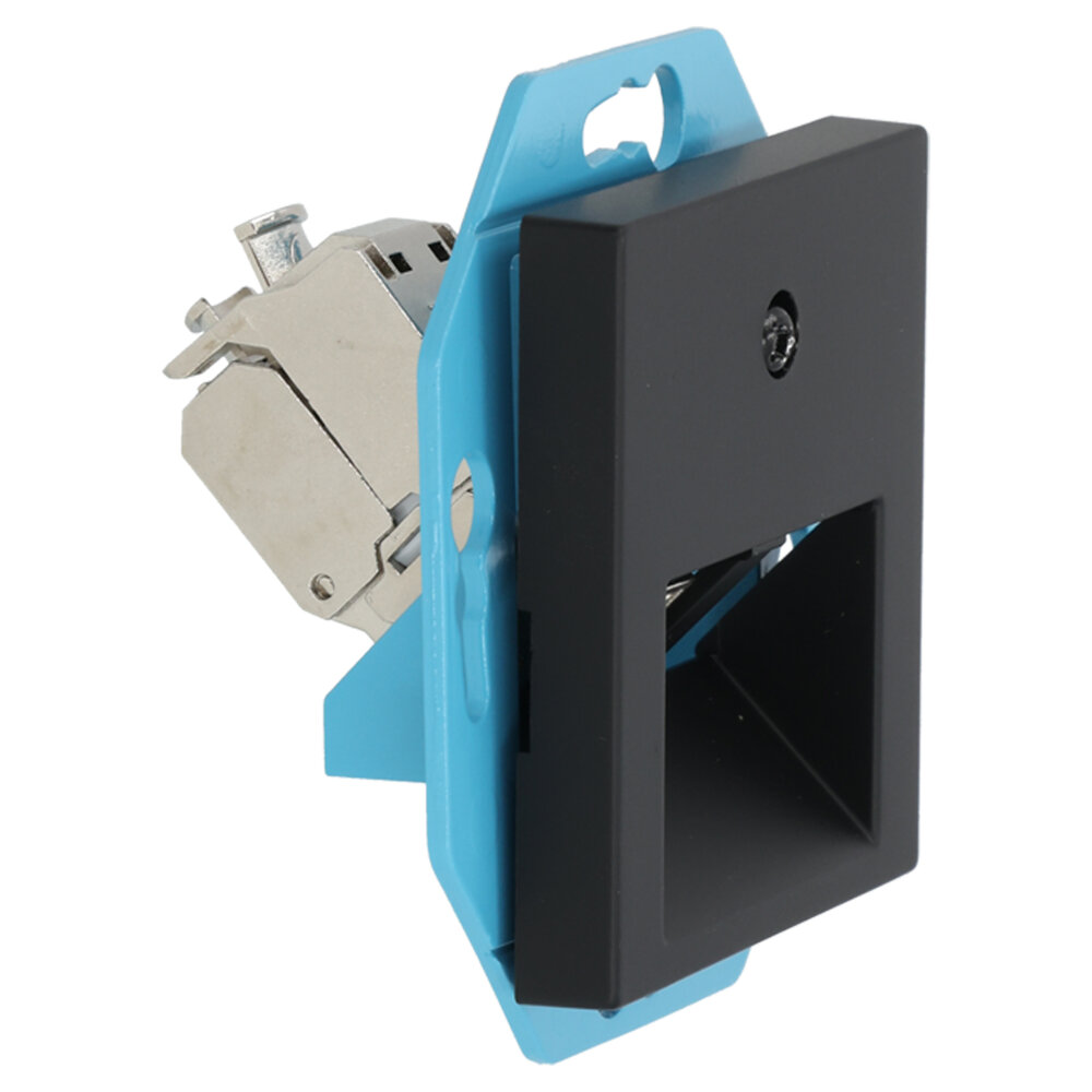 ION INDUSTRIES ION Industries V1/J1 Contactdoos Inbouw UTP 2× CAT6 30° – Zwart ION INDUSTRIES ION Industries V1/J1 Contactdoos Inbouw UTP 2× CAT6 30° – Zwart