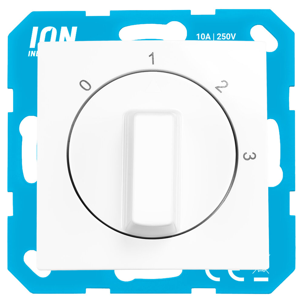 ION INDUSTRIES ION Industries E1 3-Standenschakelaar Inbouw met Nul – Alpin Wit ION INDUSTRIES ION Industries E1 3-Standenschakelaar Inbouw met Nul – Alpin Wit