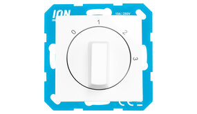 ION INDUSTRIES ION Industries E1 3-Standenschakelaar Inbouw met Nul – Alpin Wit ION INDUSTRIES ION Industries E1 3-Standenschakelaar Inbouw met Nul – Alpin Wit