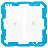 ION INDUSTRIES ION Industries E1 Jaloezieschakelaar Inbouw – Alpin Wit