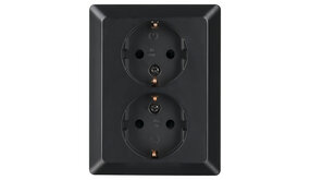 ION INDUSTRIES ION Industries E1 Contactdoos Inbouw 2-voudig met Randaarde – Mat Zwart ION INDUSTRIES ION Industries E1 Contactdoos Inbouw 2-voudig met Randaarde – Mat Zwart