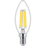Philips LED Verlichting | Officieel Assortiment Signify Professional. Dimbare LED Filament Kaarslamp E14 B35 - 3.7W 470Lm - 2700K 927 Warm Wit | TRIAC DIM - Helder glas - LEDcandle - Vervangt 40W