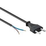 LCB LED Europe  Aansluitstekker Zwart | 1.5Meter - Europlug 2x0.75MM