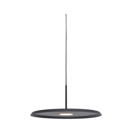 Artdelight Dimbare LED Hanglamp Pendel - OSORNO Matt Zwart - 7W 960Lm - 2700K 927 Warm Wit | TRIAC DIM - 1-Lichts - 35x17cm