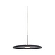 Artdelight Dimbare LED Hanglamp Pendel - OSORNO Matt Zwart - 7W 960Lm - 2700K 927 Warm Wit | TRIAC DIM - 1-Lichts - 35x17cm