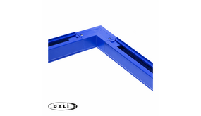 Spectrum voor de installateur DALI-2 - 3-Fase Spanningsrail toebehoren | L stuk - Hoek verbinding - Rechts voeding Connetor - 3 phase - Koraalblauw RAL5005 Spectrum voor de installateur DALI-2 - 3-Fase Spanningsrail toebehoren | L stuk - Hoek verbinding - Rechts voeding Connetor - 3 phase - Koraalblauw RAL5005