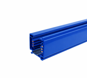 Spectrum voor de installateur 3-Fase DALI Spanningsrail  - Koraal Blauw - RAL 5005 | 1 meter - Universeel 3-Phase DALI Track