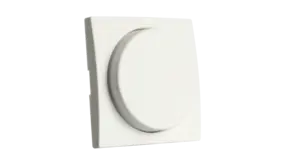 ION INDUSTRIES ION Dimmer Knop - Centraalplaat Dimmerknop Enkelvoudig  - 55 x 55 mm - Alpine Mat Wit -  V1/J1  - Type 20.302.315
