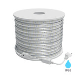 Braytron Bouwplaatsverlichting LED Lichtslang V3 - 100 meter 4000K Helder wit licht - Plug and Play