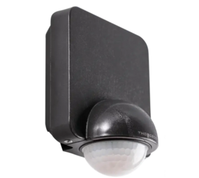 Thorgeon IP54 Bewegings en Schemer sensor - antraciet opbouwsensor | 360° Roteerbaar - max. 1200W