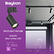 Braytron LED Railspot - Zwart - GU10 - 3-Fase universeel  | Exlusief lichtbron