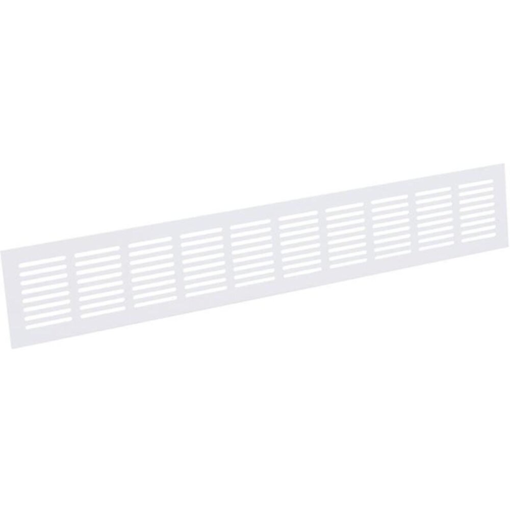 ALU Plintrooster 800x80mm Wit – Aluminium Ventilatierooster voor Plint ALU Plintrooster 800x80mm Wit – Aluminium Ventilatierooster voor Plint