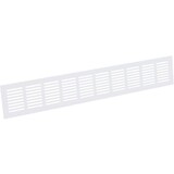 ALU Plintrooster 800x80mm Wit – Aluminium Ventilatierooster voor Plint