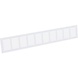 ALU Plintrooster 800x80mm Wit – Aluminium Ventilatierooster voor Plint ALU Plintrooster 800x80mm Wit – Aluminium Ventilatierooster voor Plint