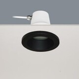 Artdelight Inbouwspot armatuur IP65 - Bados 90MM - Zwart - 1-Lichts | GU10 Fitting - Geschikt voor Badkamer - Zaagmaat 84MM