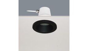 Artdelight Inbouwspot armatuur IP65 - Bados 90MM - Zwart - 1-Lichts | GU10 Fitting - Geschikt voor Badkamer - Zaagmaat 84MM