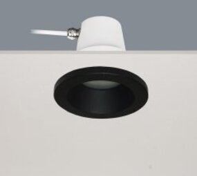 Artdelight Inbouwspot armatuur IP65 - Bados 90MM - Zwart - 1-Lichts | GU10 Fitting - Geschikt voor Badkamer - Zaagmaat 84MM