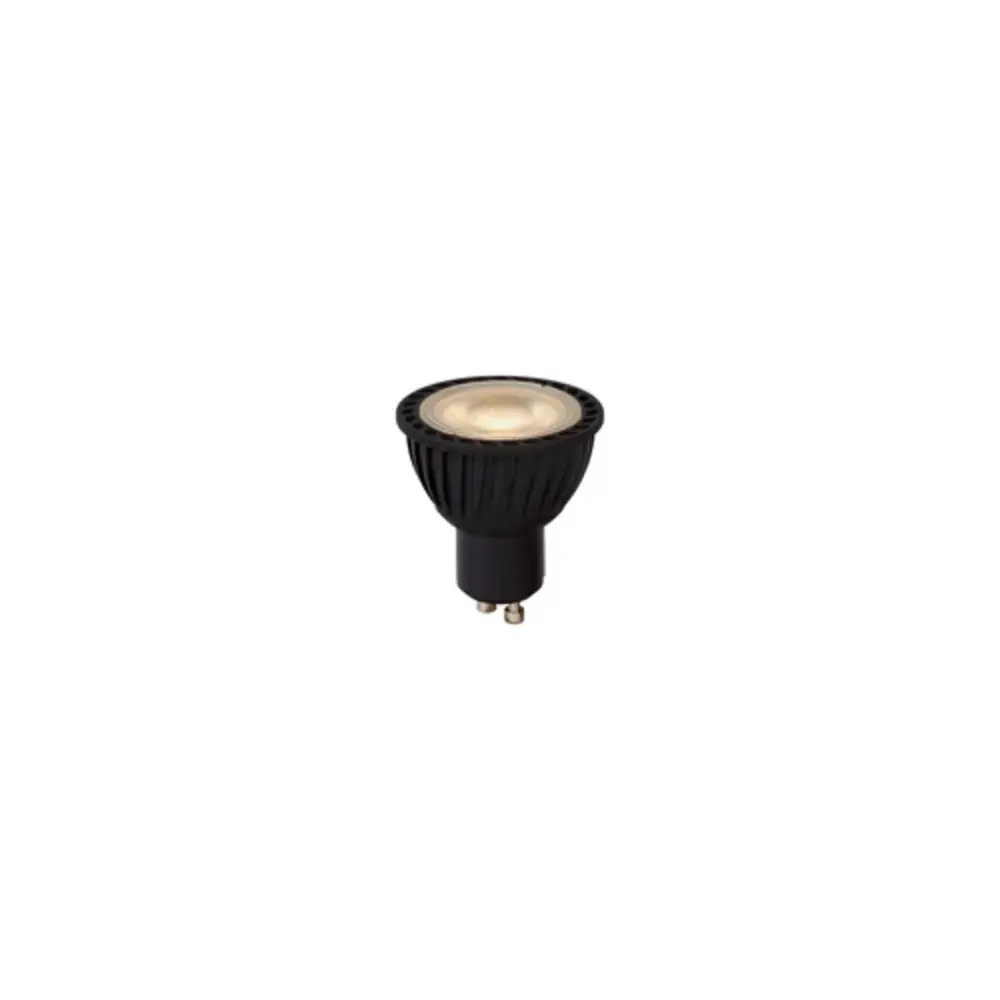 Lucide Dimbare LED GU10 spot - LED MR16 Zwart - 5W 320Lm - 830 - 3000K warm wit | 40D TRIAC DIM - Vervangt 45W Lucide Dimbare LED GU10 spot - LED MR16 Zwart - 5W 320Lm - 830 - 3000K warm wit | 40D TRIAC DIM - Vervangt 45W