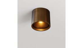 Artdelight Dimbare LED Plafondspot IP20 - Orleans Donker brons - 110MM - 7W 805Lm - DTW 918-930 1800-3000K | TRIAC DIMTONE - 100MM Hoog