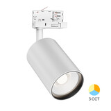 Braytron LED Railspot - Wit - 30W 2960Lm - 3CCT 3000-4000-6000K Multi Color Switch | 3-Fase universeel