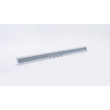 LED Bandraster Armatuur UGR19 - Planum Airslots Afzuiging - 1240x195mm - 25W 3000Lm - CCT 830-840 Multi color switch | Matt Alu Reflector | 2 meter - Wieland GST18i3 LED Bandraster Armatuur UGR19 - Planum Airslots Afzuiging - 1240x195mm - 25W 3000Lm - CCT 830-840 Multi color switch | Matt Alu Reflector | 2 meter - Wieland GST18i3