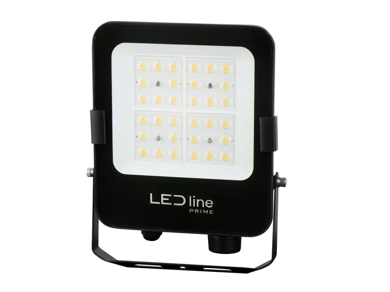 LED Breedstraler Zwart 50W 7000Lm 70x155D - 3CCT 830-840-850 Multi Color Switch | IP66 - Asymmetrisch