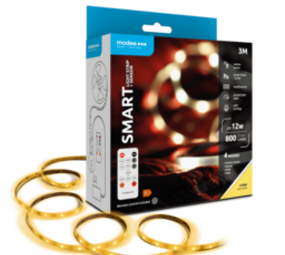 Modee Lighting LED Strip Complete Set - 3m - 12W - 2700K - Incl. Afstandsbediening & Sensor