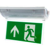 Macbright LED Noodverlichting Opbouw armatuur IP65 - Transparant - 4W 320Lm 4000K | Zelftest -KENT  N/N PT IP65 Incl. Plexiplaat