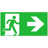Macbright LED Noodverlichting armatuur Toebehoren - Pictogram vluchtroute aanduiding | Pijl Rechts
