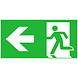 Macbright LED Noodverlichting armatuur Toebehoren - Pictogram vluchtroute aanduiding | Pijl Links