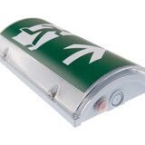 Macbright LED Noodverlichting Opbouw IP65 - KENT Portiek Transparant - 4W 320Lm 4000K | Zelftest - Incl Picto Stickers