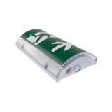 Macbright LED Noodverlichting Opbouw IP65 - KENT Portiek Transparant - 4W 320Lm 4000K | Zelftest - Incl Picto Stickers