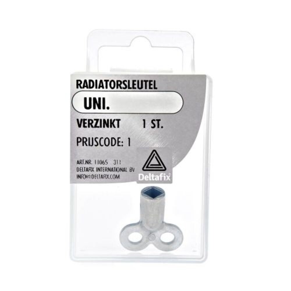 Deltafix Deltafix Radiatorsleutel Verzinkt Universeel 11065 – Ontluchtingssleutel