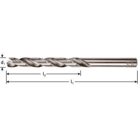 Rotec 105 HSS-G Spiraalboor DIN 338 Type N – 3,0 mm – Set 10 Stuks