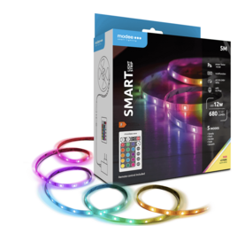 Modee Lighting LED Strip - 5m 12W - RGB+2700K - Complete set - Incl. afstandsbediening