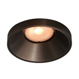 Artdelight Inbouwspot armatuur IP20 - Rond Malmo 85MM - Licht Brons - Verzonken 1-Lichts | GU10 Fitting - Zaagmaat 75MM