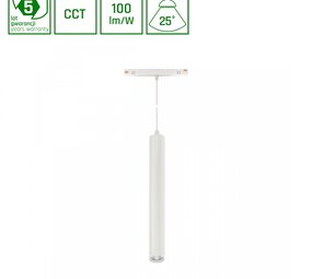 Spectrum voor de installateur LED 48V Dimbare Magnetische - Hangit - 12W 1150Lm | Tunable White 2700-6500K | Zigbee 3.0 Shift systeem | 40X297mm | 5 jaar