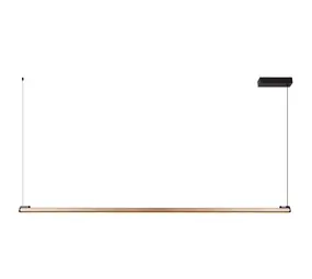 Lucide Dimbare Bureaulamp  Pendel - 150cm - 36W 2450Lm - 2CCT 2700- 4000K 927-940 - BRAGA Donker brons Koffie | Handbewegingssensor