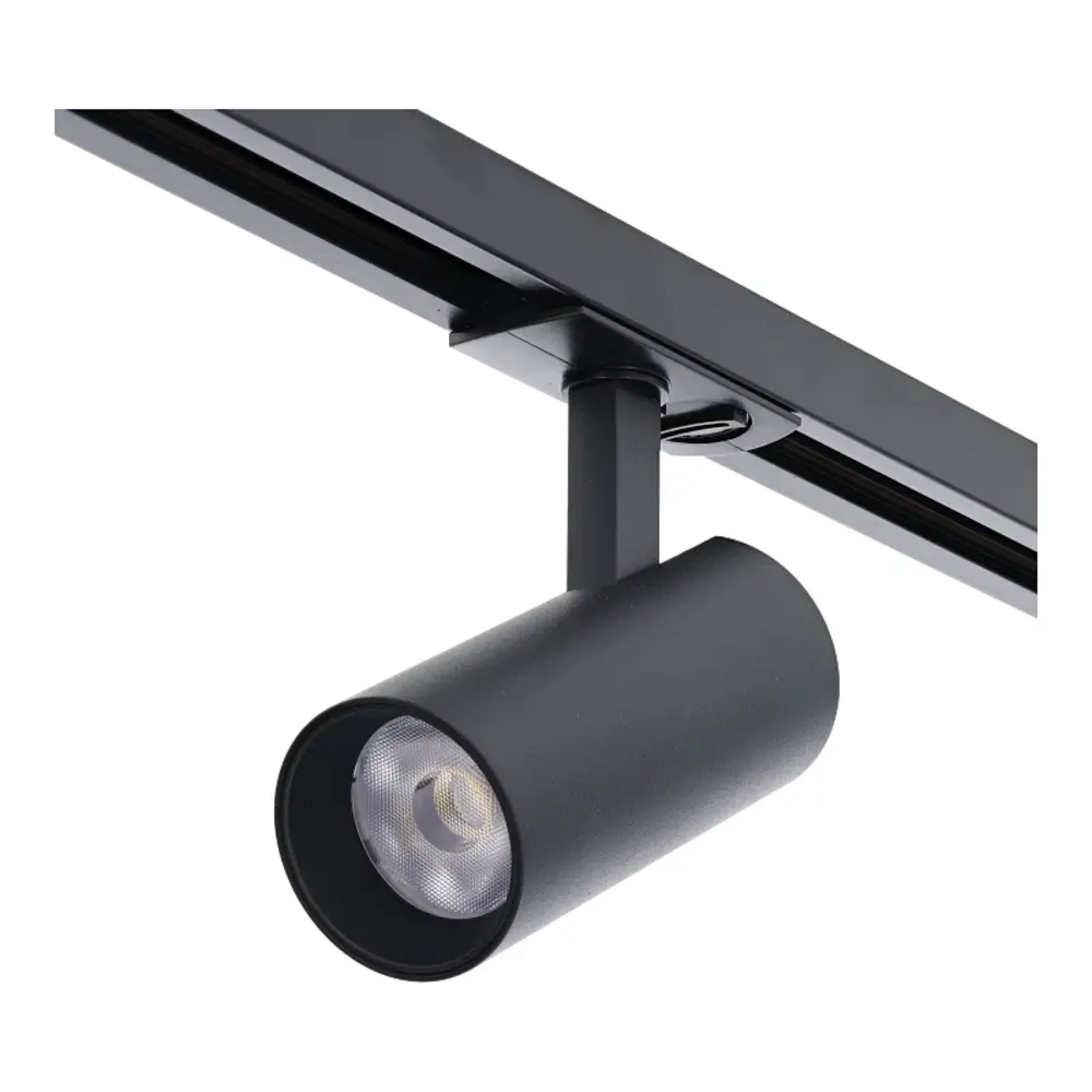 LCB LED Europe  1-Fase Railspot - Modern -  Zwart | GU10 Fitting - 230v aansluiting