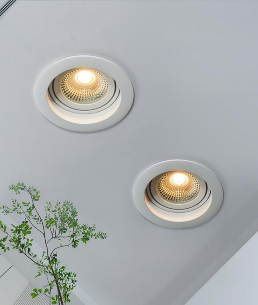 LCB LED Europe  LED Inbouwspot 95mm - IP65 Wit Verzonken - 5W 420Lm - 827 2700K Warm Wit | Zaagmaat 80MM - Dimbaar - 230v