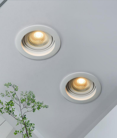 LCB LED Europe  LED Inbouwspot 95mm - IP65 Wit Verzonken - 5W 420Lm - 827 2700K Warm Wit | Zaagmaat 80MM - Dimbaar - 230v