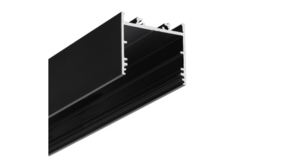 Opbouw LED Profiel VARIO 30 - 33.4mm - 3000mm Lengte - Zwart (RAL 9005) - Aluminium - Max. LED Breedte 17.mm