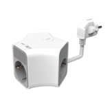 LCB Stekkerdoos 3-voudig - 1.4M + USB A + USB C - 16A met aan en uit schakelaar