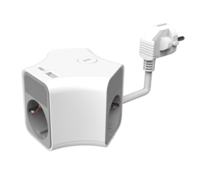 LCB LED Europe  Stekkerdoos 3-voudig - 1.4M + USB A + USB C - 16A met aan en uit schakelaar