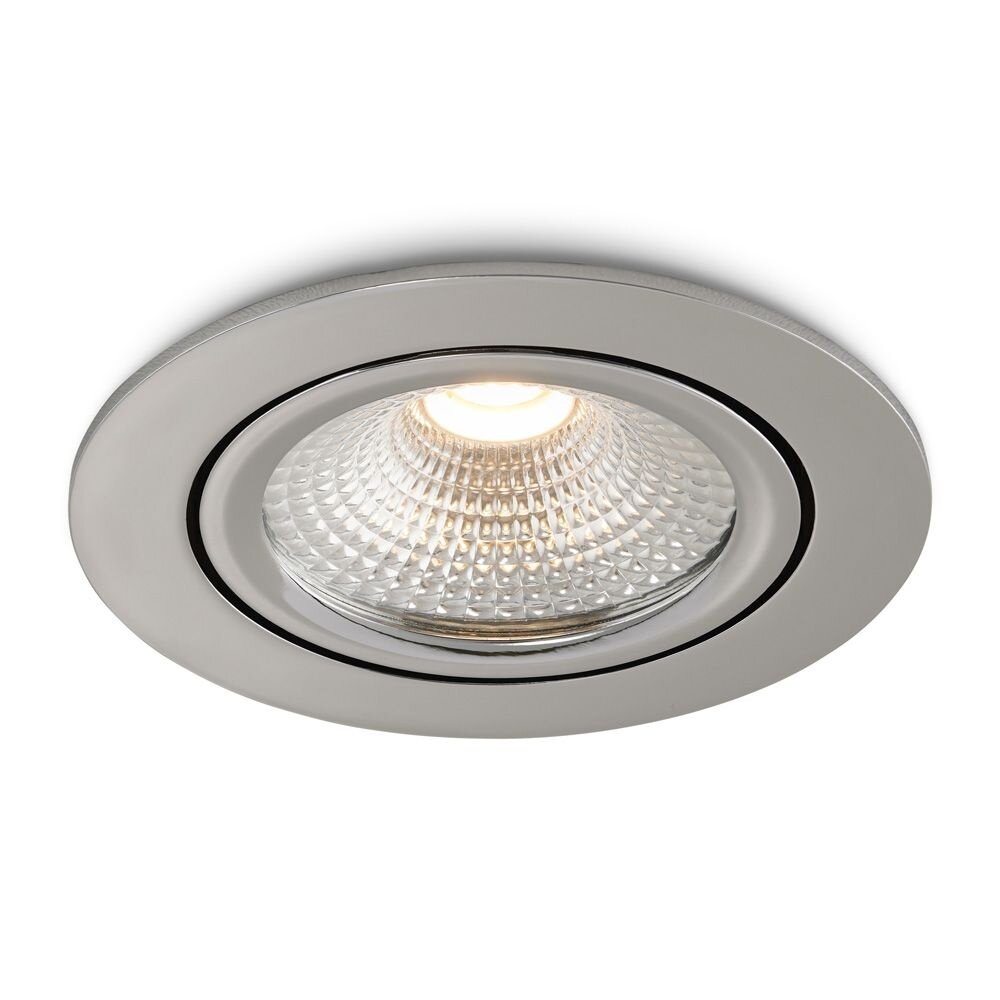 LCB LED Europe  LED inbouwspot chroom 2700K 5W dimbaar P54