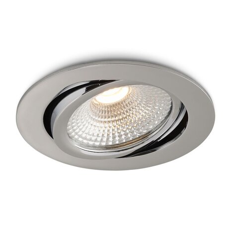 LCB LED Europe  LED inbouwspot chroom 2700K 5W dimbaar P54